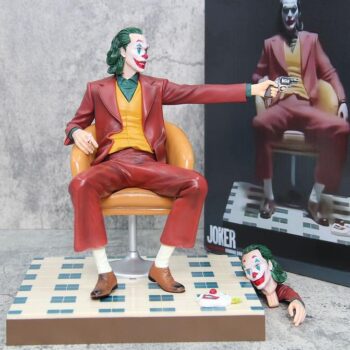 Dc Comics Joker Chair Joaquin Phoenix Action Figure Statue Collection Toys