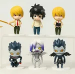 Death Note Action Figure Set Of 6 - Limited Edition for Car Dashboard | 11 CMS |