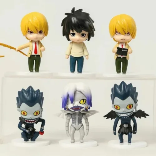 Death Note Action Figure Set Of 6 - Limited Edition for Car Dashboard | 11 CMS |