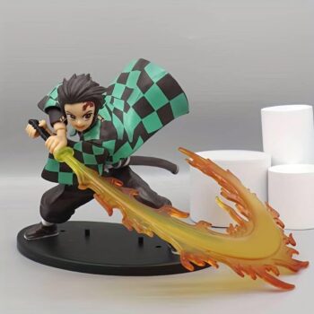 Demon Slayer Tanjiro Fire Attacking Mode Action Figure- | 16 CMS |