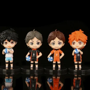Haikyuu Set Of 4 Action Figures Set PVC with Base | 10 Cms |