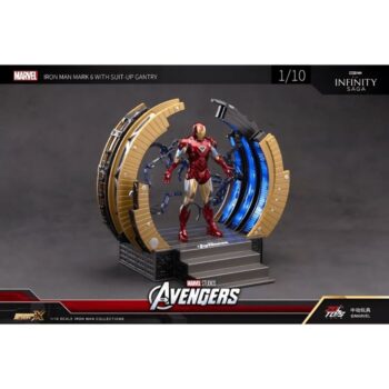 IRON MAN Mark 6 with Suit-Up Gantry Action Figure by ZD Toys Pre Order