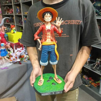 One piece 40CM Oversized Luffy Smilling Face with base
