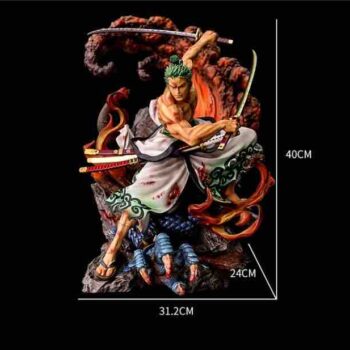 One Piece Zoro Action Figure with Light | 40 Cm
