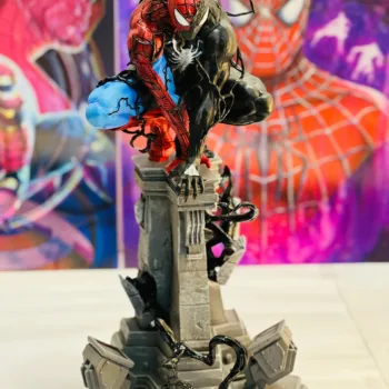Spiderman x venom 40cm with lights