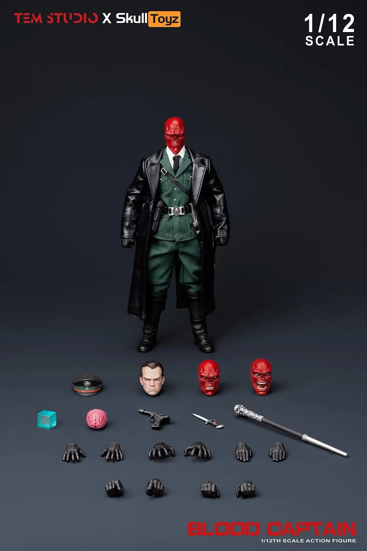 Pre-Order!! TEM Studio x Skull Toyz Blood Captain Action Figure 1/12