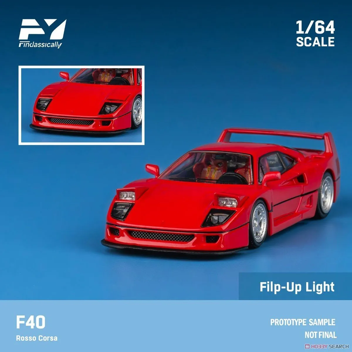 Finclassically - Ferrari F40 Red Rosso Corsa