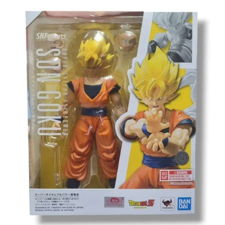 Son Goku Super Saiyan Full Power S.H.Figuarts Action Figure - Dragon Ball Z