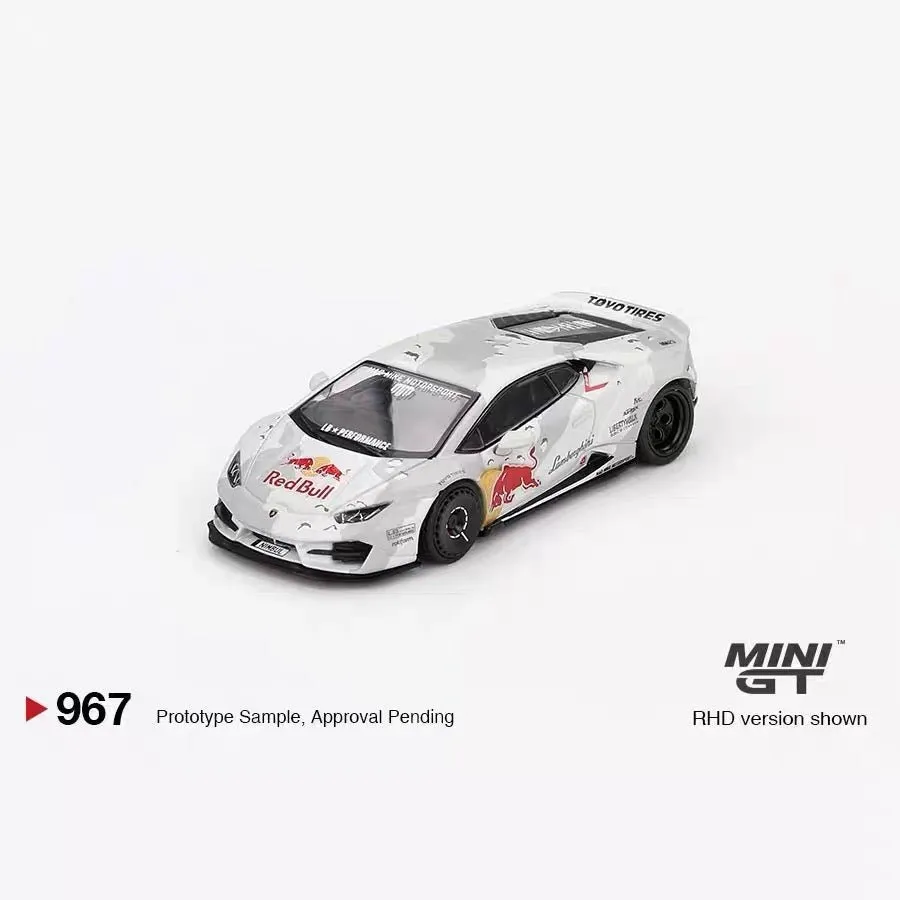 MINI GT 1:64 Lamborghini Huracan Maverick LB Red Bull LP610 Model #967