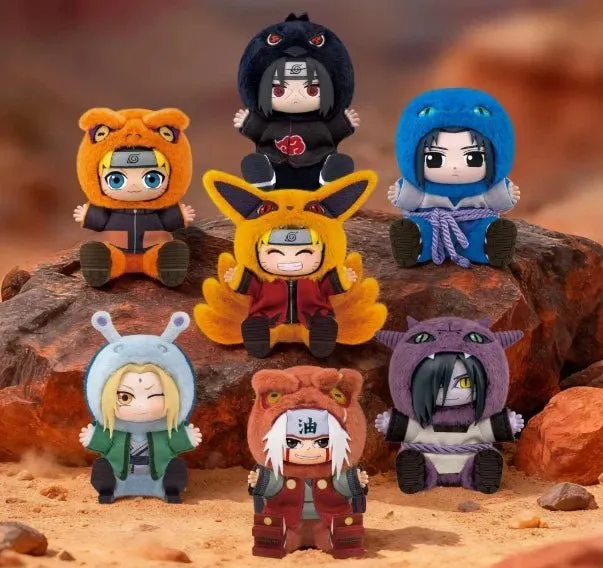 Naruto Shippuden Beast Party Blind Box Plush Series 2 Sitting version