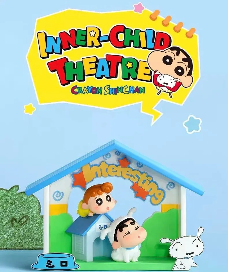 Pop Mart Shinchan Inner Child Theater Series Blind Box 100% Authentic
