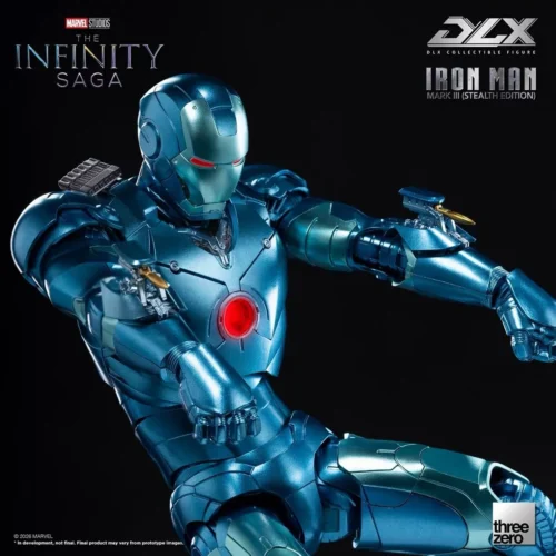 (Pre-Order) Three Zero Marvel Studios: DLX Iron Man Mark 3 (Stealth Edition) - Image 2