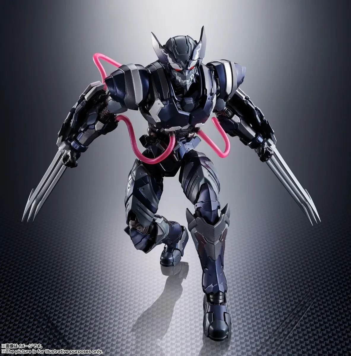S.H.Figuarts Tech-ON Avengers: Venom Symbiote Wolverine Action Figure
